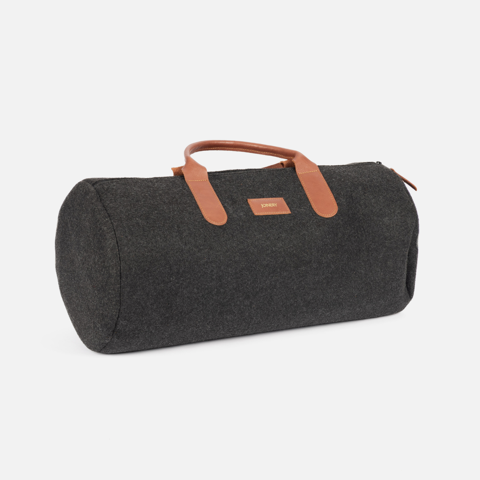 Duffel Bag - Charcoal + Tan Leather