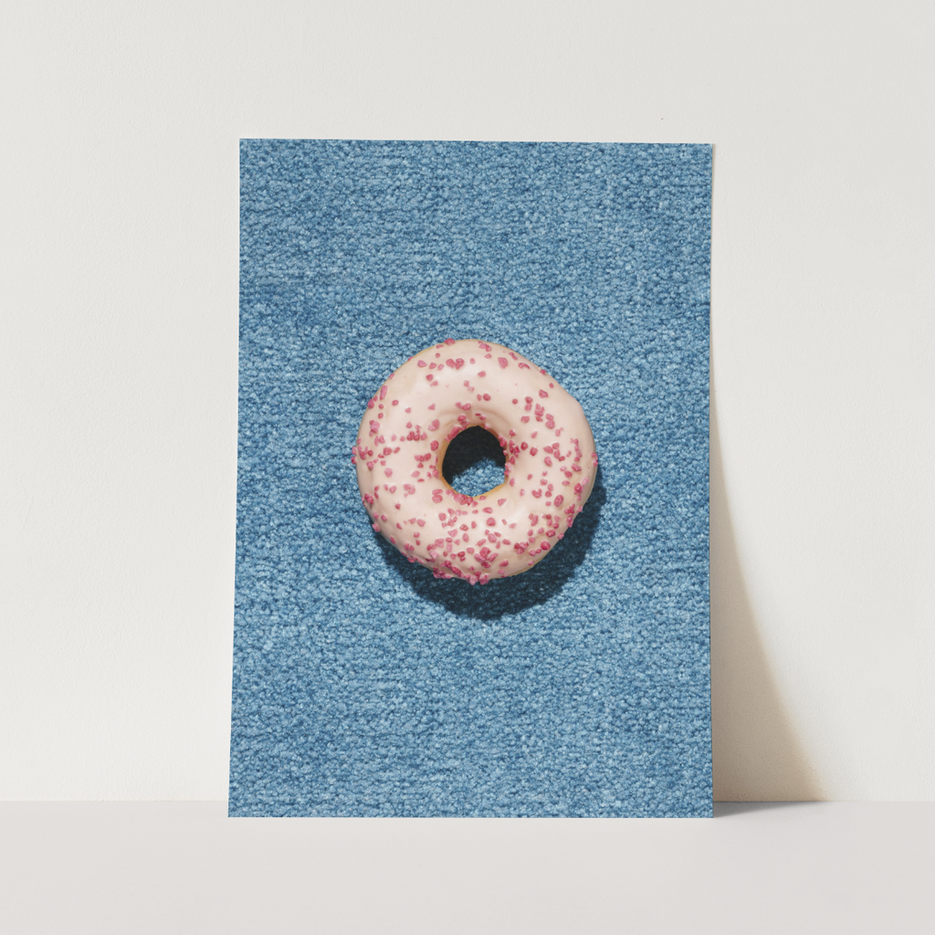 Art Poster A3 - Blue Donut