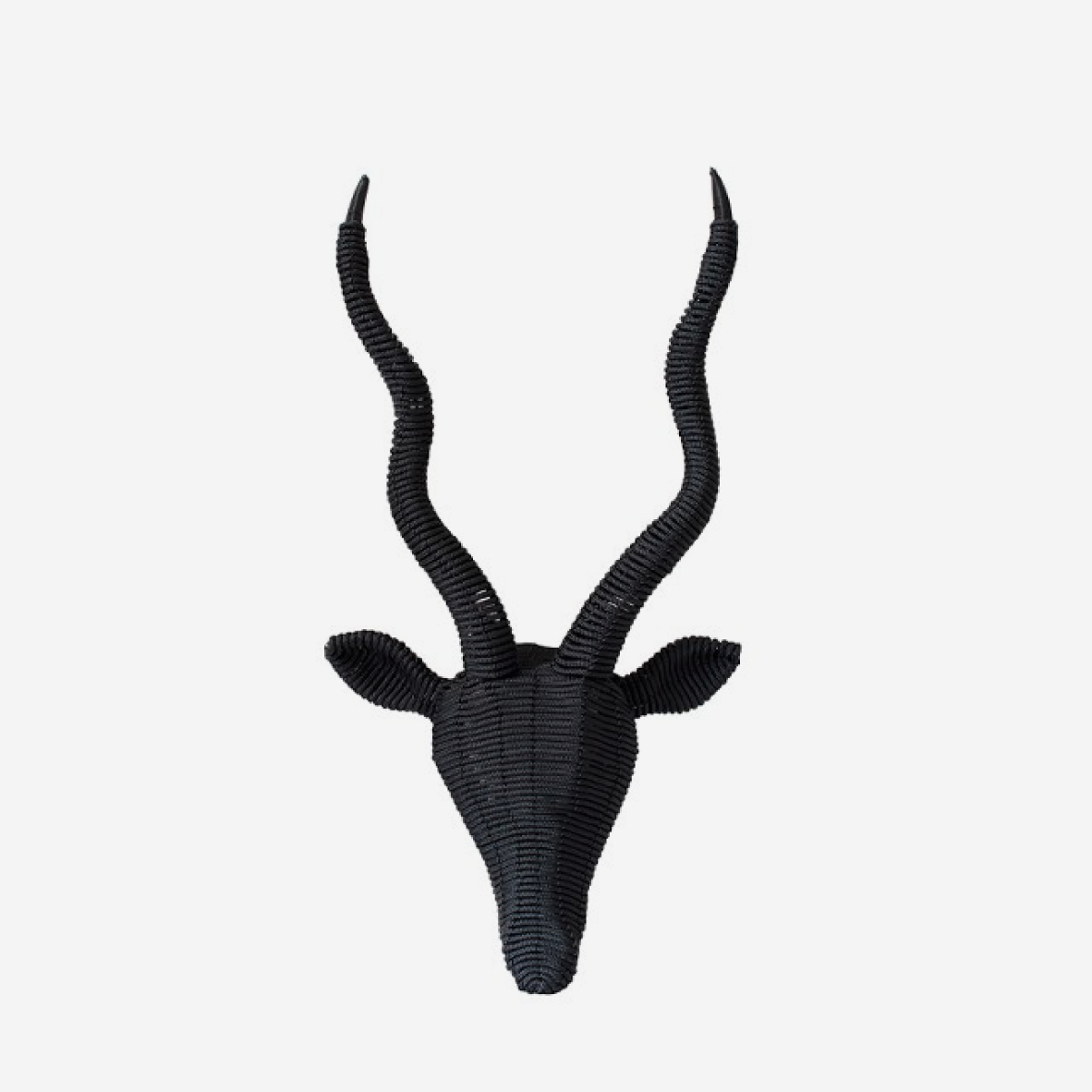 Kudu Hanging Wall Art - Black Rope