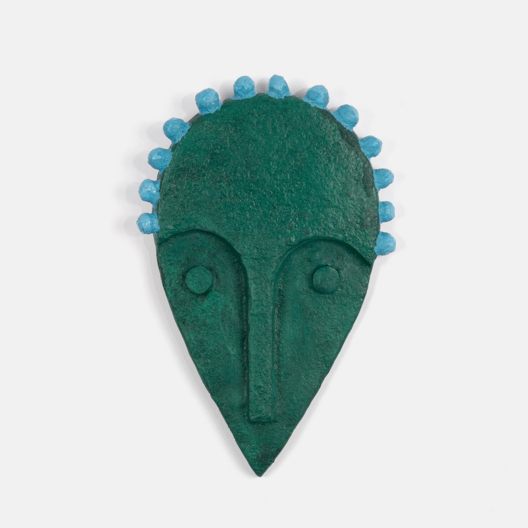 African Mask - Twana | Green