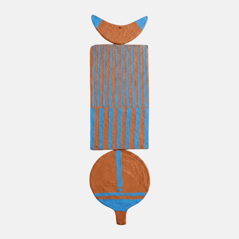 African Totem - Bwa | Clay & Blue