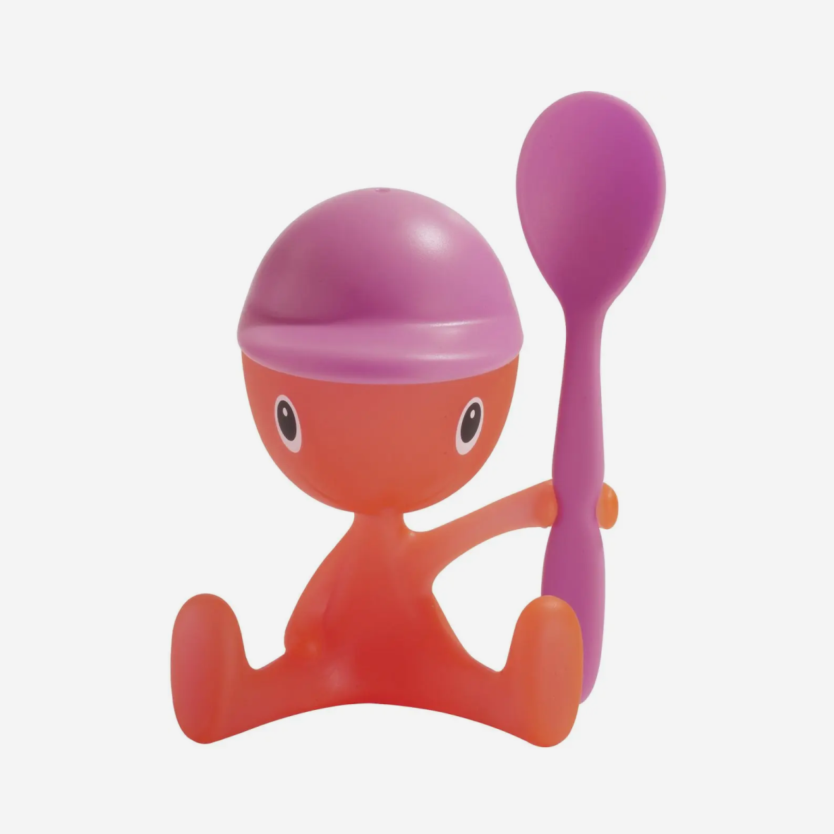 Alessi Cico Egg Cup & Spoon - Pink