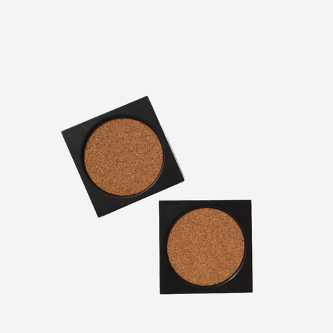 Set Of 2 Core Coasters - Black