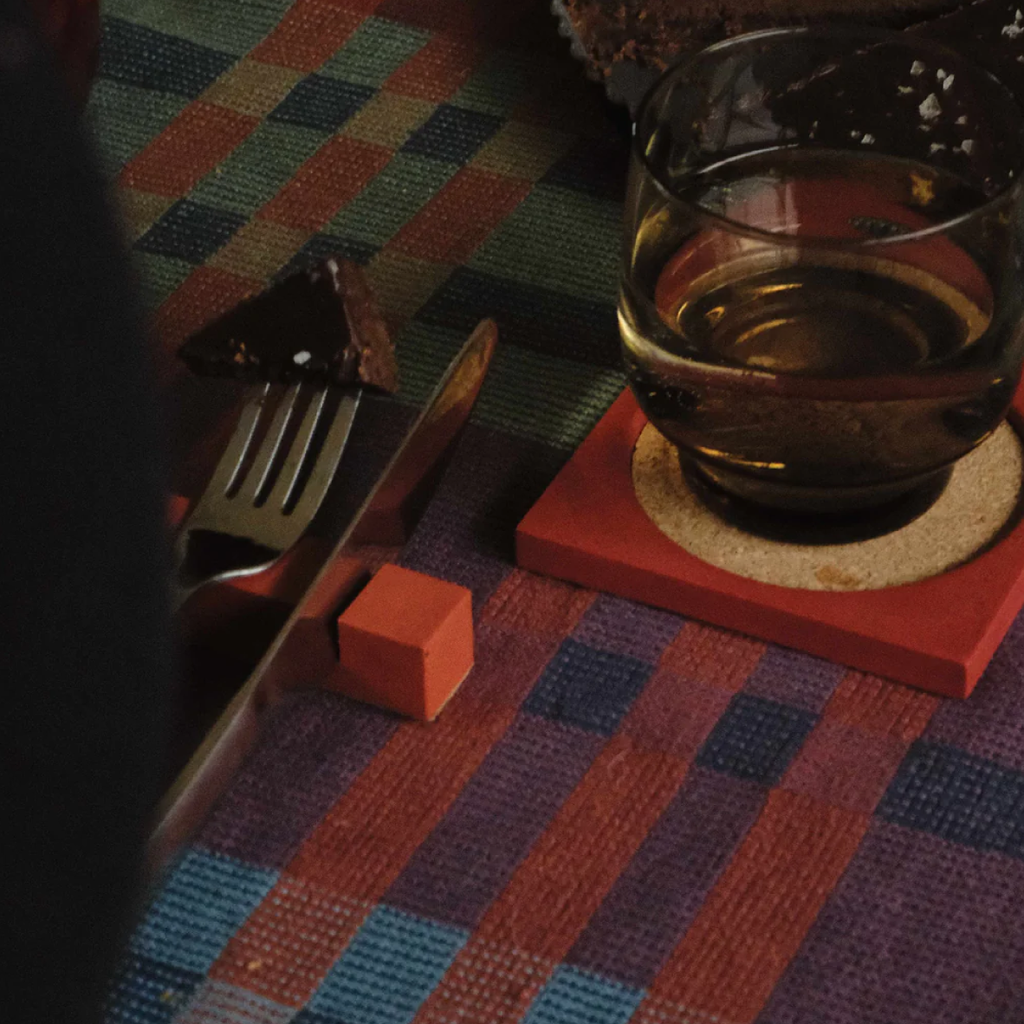 Set Of 2 Core Coasters - Brick