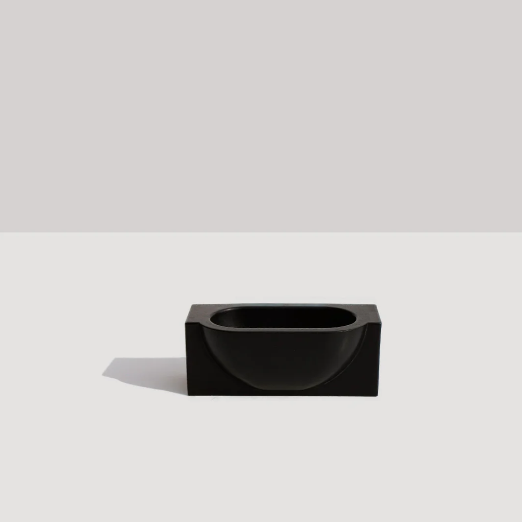 The Block Vertical Soap Holder - Black