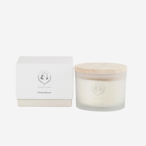 Large Scented Soy Candle - Orange Blossom