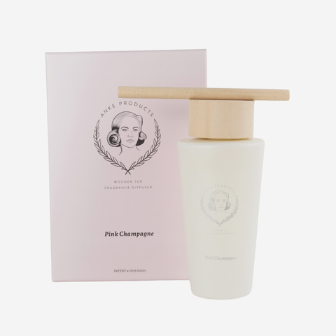 Wooden Top Foyer Diffuser - Pink Champagne