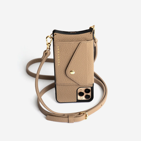 Hestia Crossbody iPhone 16 Pro Set - Taupe