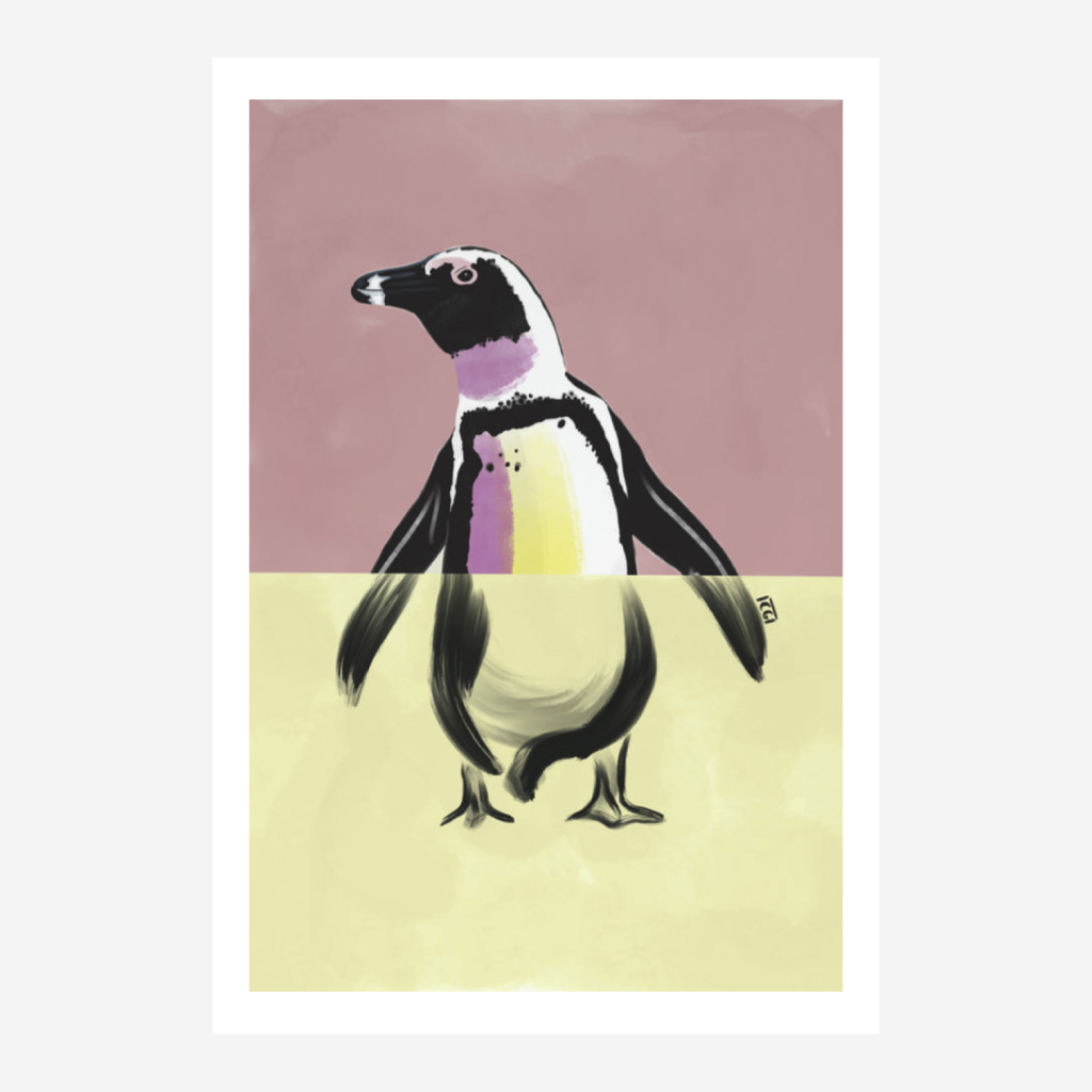 Art Poster A3 - Penguin Pop