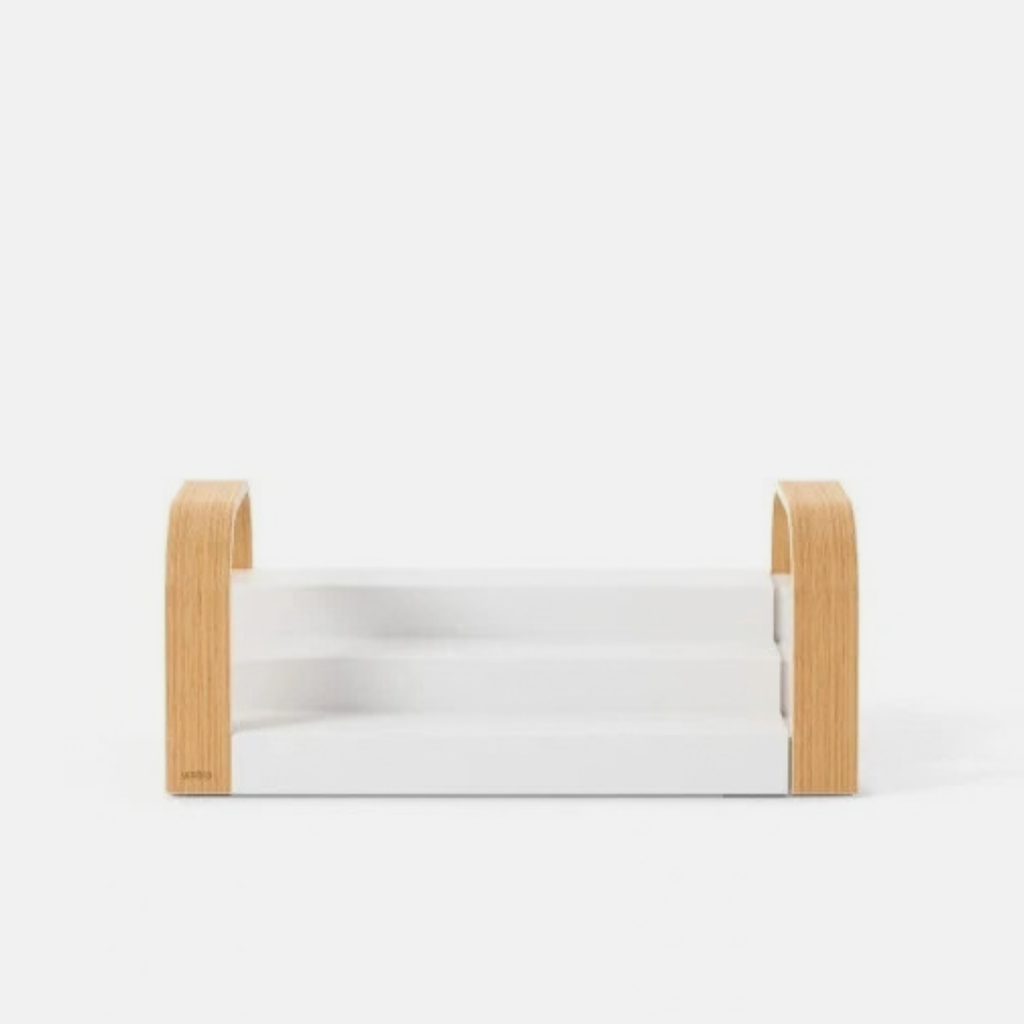 Bellwood Spice Shelf 3 Tier -White & Natural