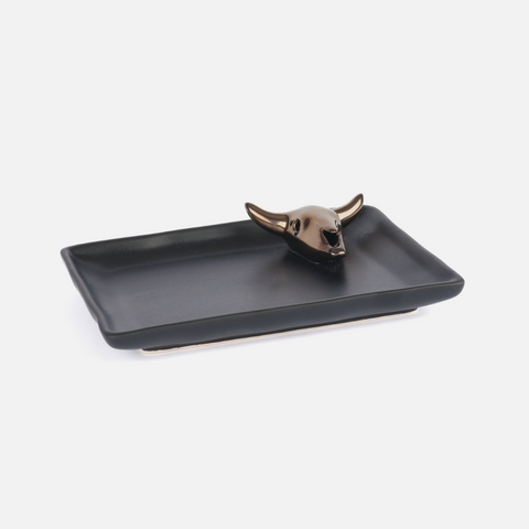 Biltong Tray Small - Black & Bronze