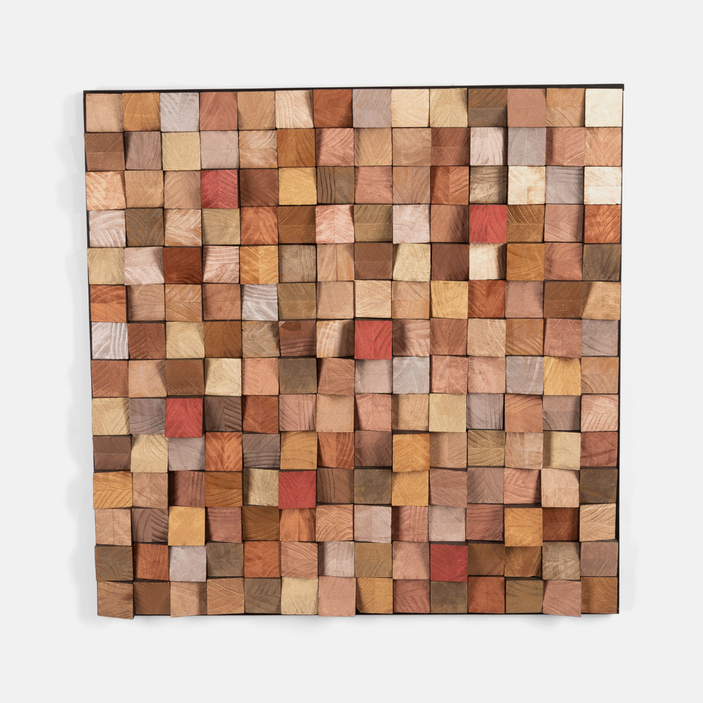 Blocks Wall Art - Liquid Metal