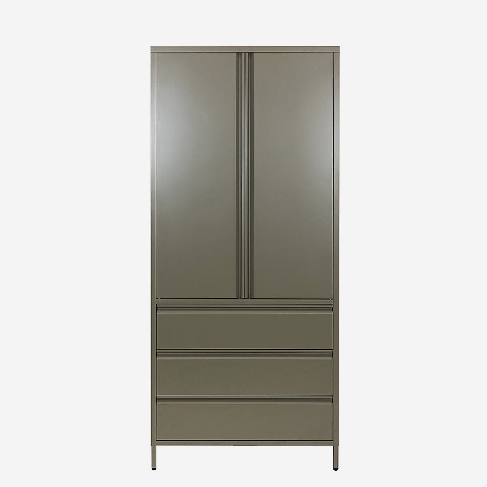 Popstrukt Bon Bon Double Locker - Moss Grey