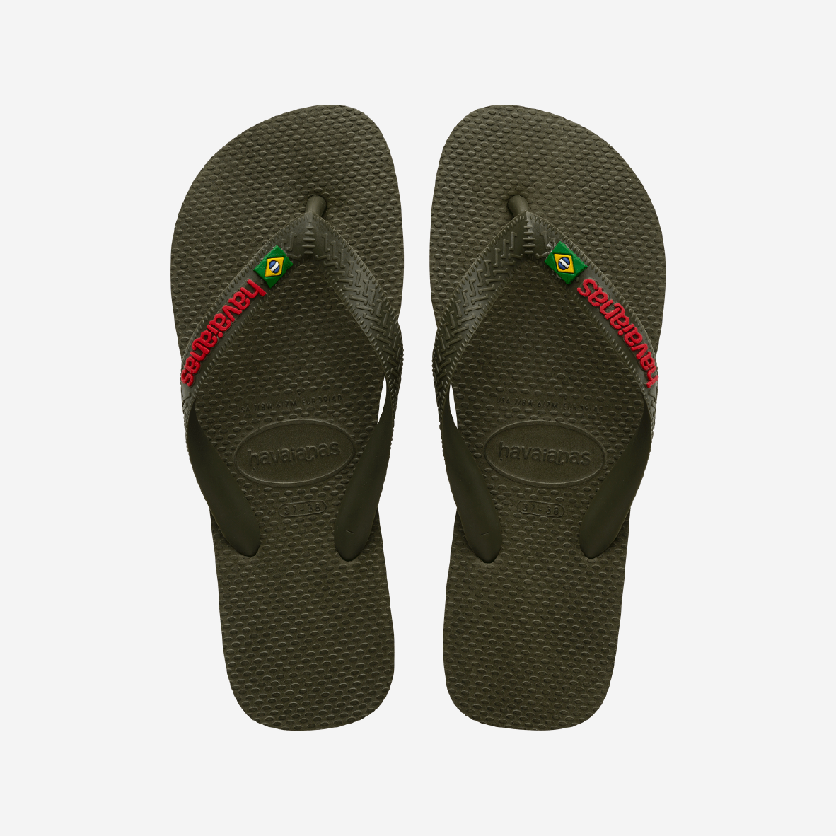 Havaianas Brazil Logo Green