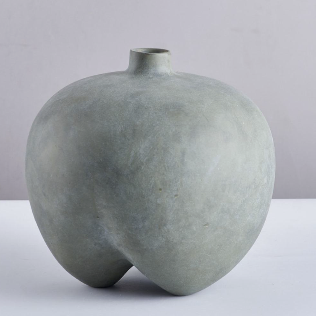 Apple Grey Vase