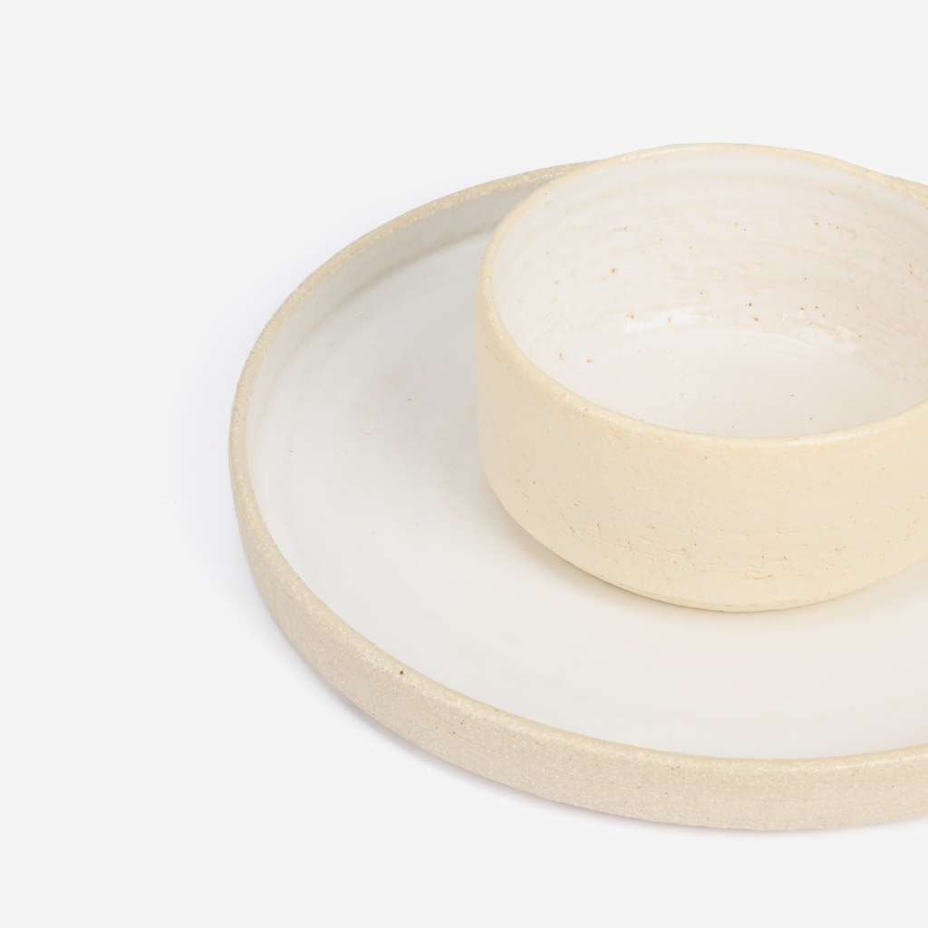 Organic Soup Bowl - Textured Ivory