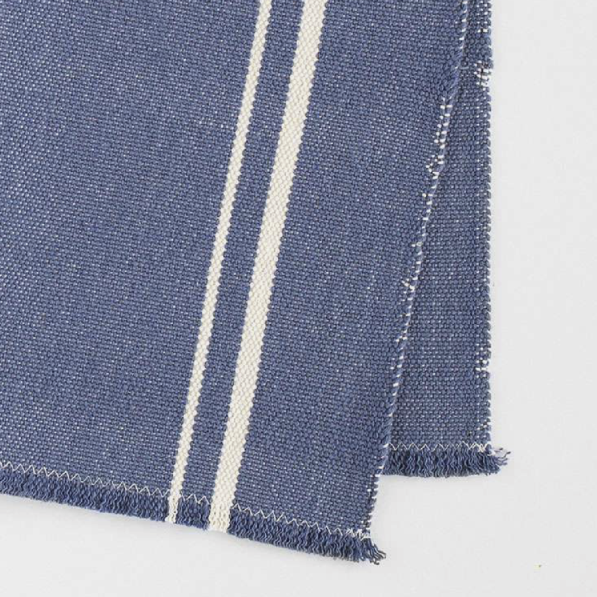 Contemporary Placemat With Stripes - Indigo