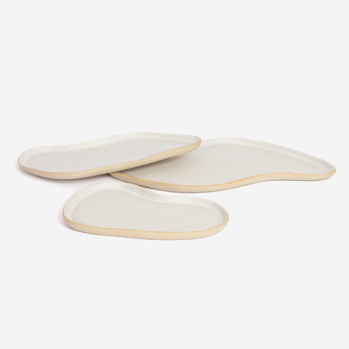 Contour 5 Piece Platter Set - Matte White