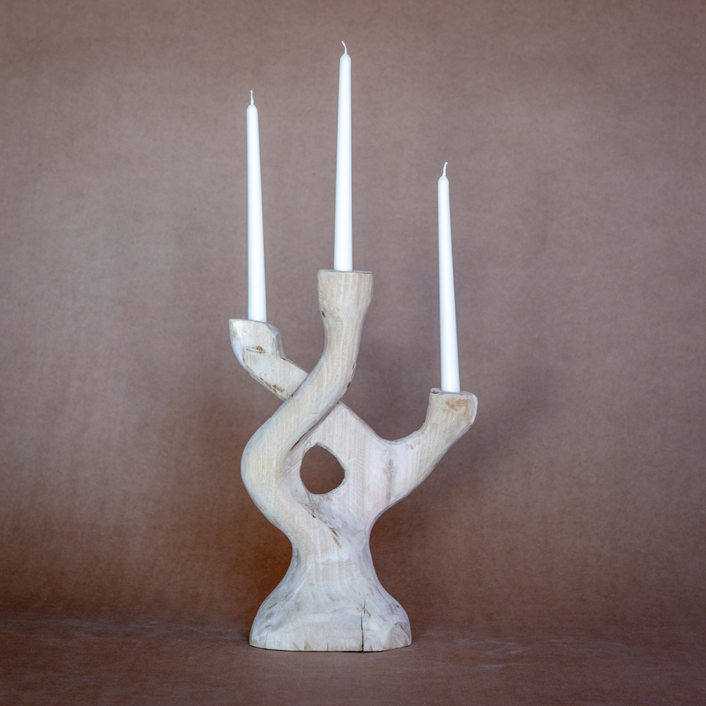 Coral Dance Candle Holder - Natural