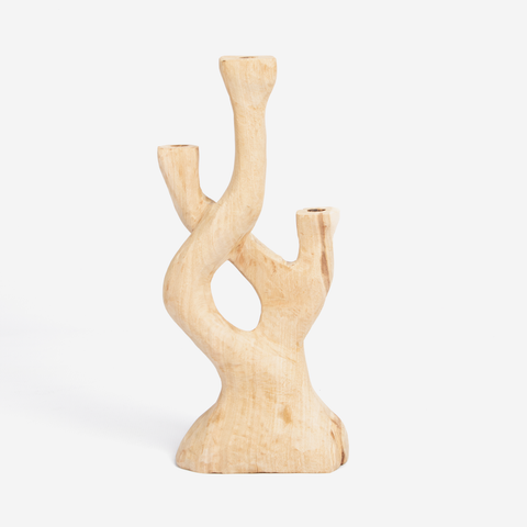 Coral Dance Candle Holder - Natural