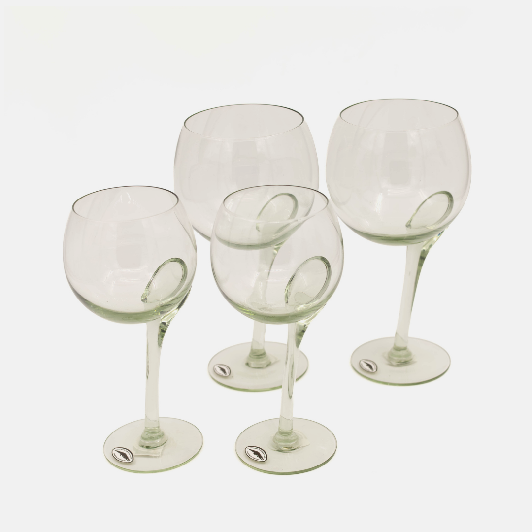 Crooked Stem Red & White Wine Glasses Combo