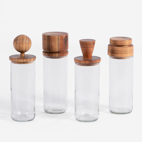 Cylinder Storage Jar - Fez