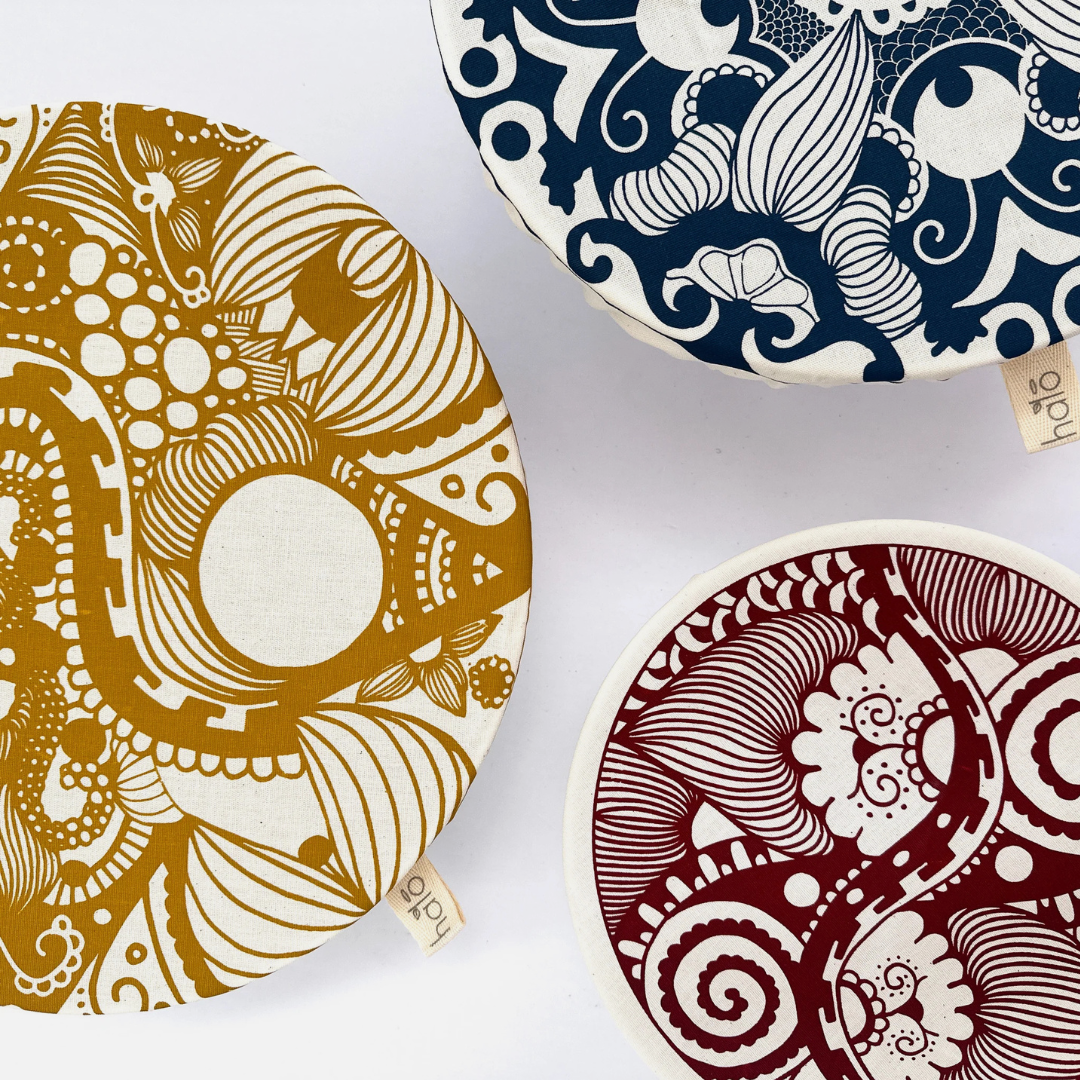Dish and Bowl Covers - Set of 3 - Paradise | Crimson Langeveldt