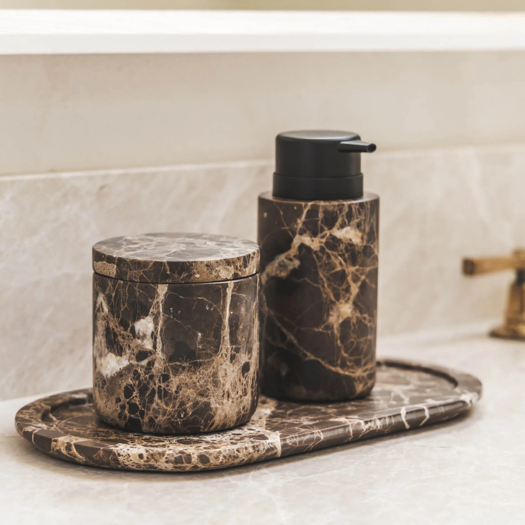 Divine Bathroom Canister - Dark Chocolate