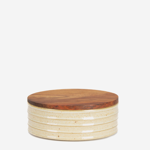 Dry Goods Jar & Lid / Low - Oatmeal