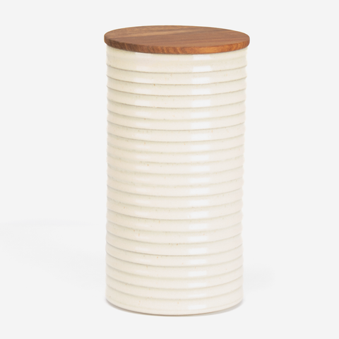 Dry Goods Jar & Lid / Large - Ivory