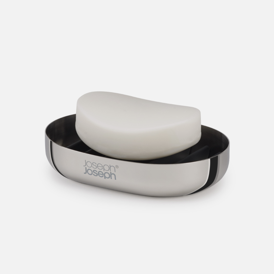 EasyStore™ Luxe Stainless-Steel Soap Dish