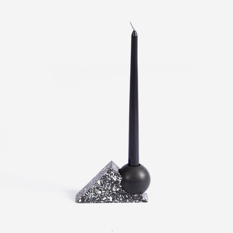 Equilibrium Candle Holder - Black & White