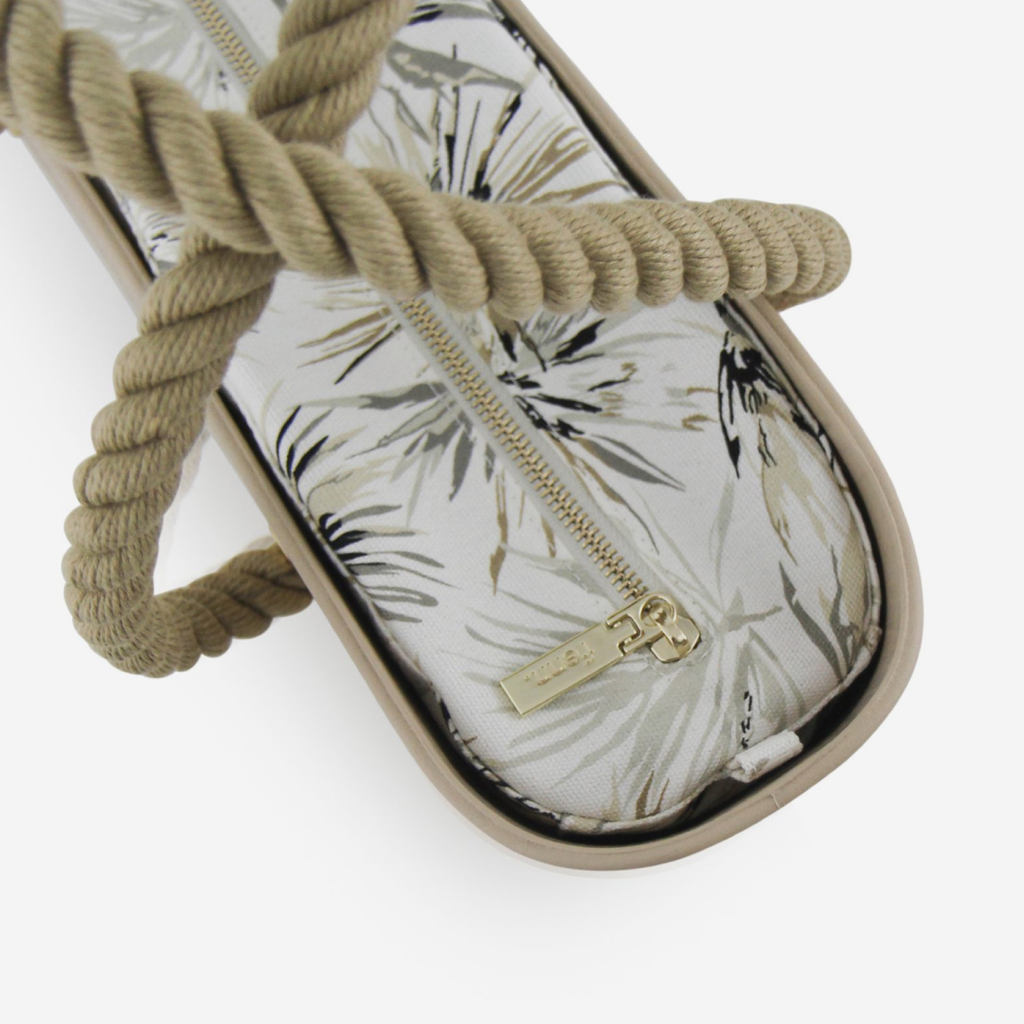 Original Handbag - Sand - Feathers Inner - Beige Rope Handle