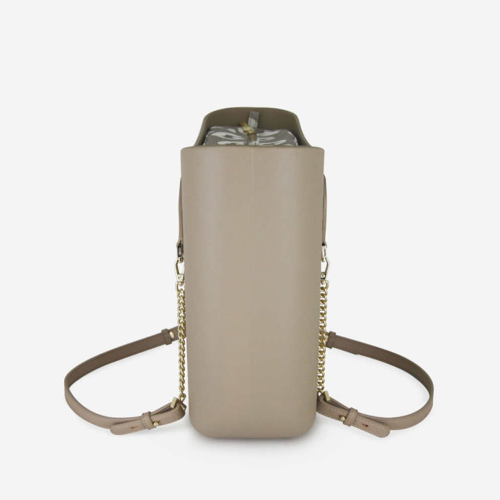 Original Handbag - Stone - Cloud Inner - Light Stone Handle - Gold Chain