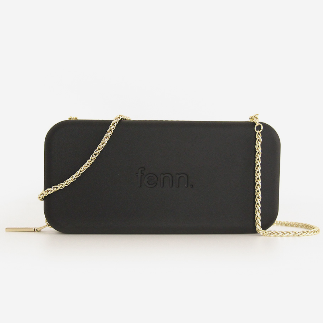 Original Wallet With Gold Chain - Black