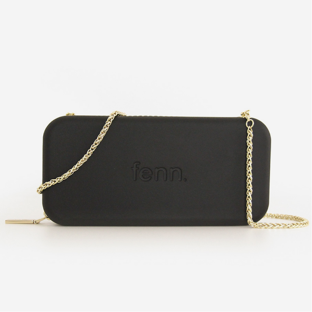 Original Wallet With Gold Chain - Black