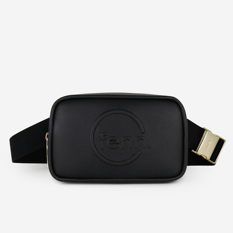 Pouch Bag - Black - Canvas Strap
