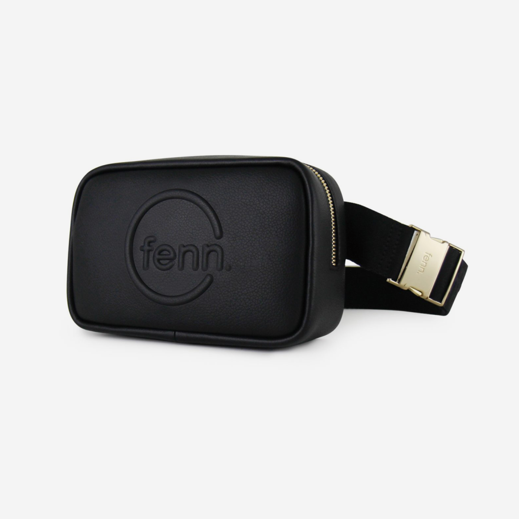 Pouch Bag - Black - Canvas Strap