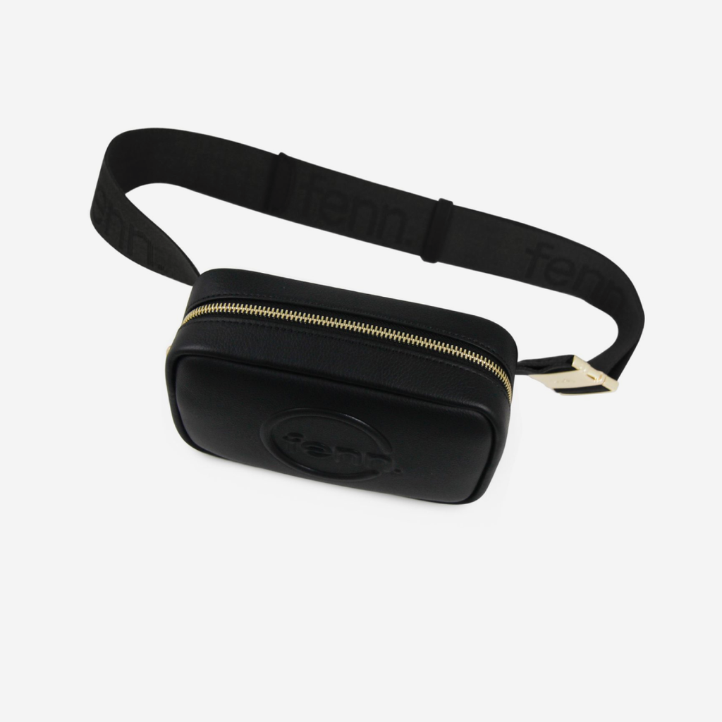 Pouch Bag - Black - Canvas Strap