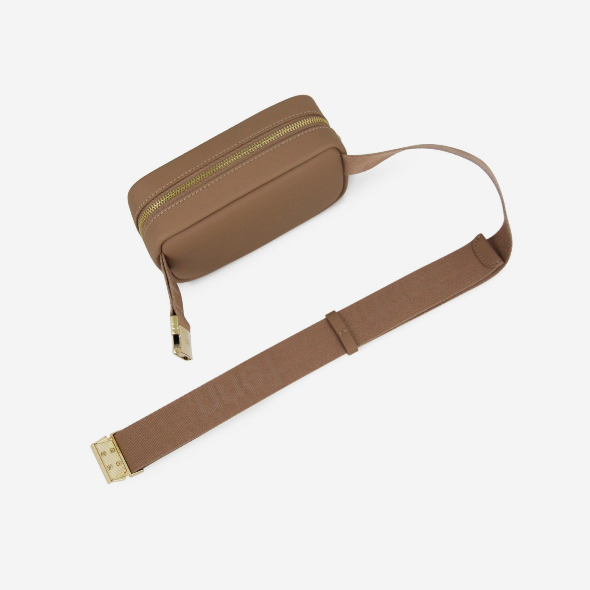 Pouch Bag - Cappuccino - Canvas Strap