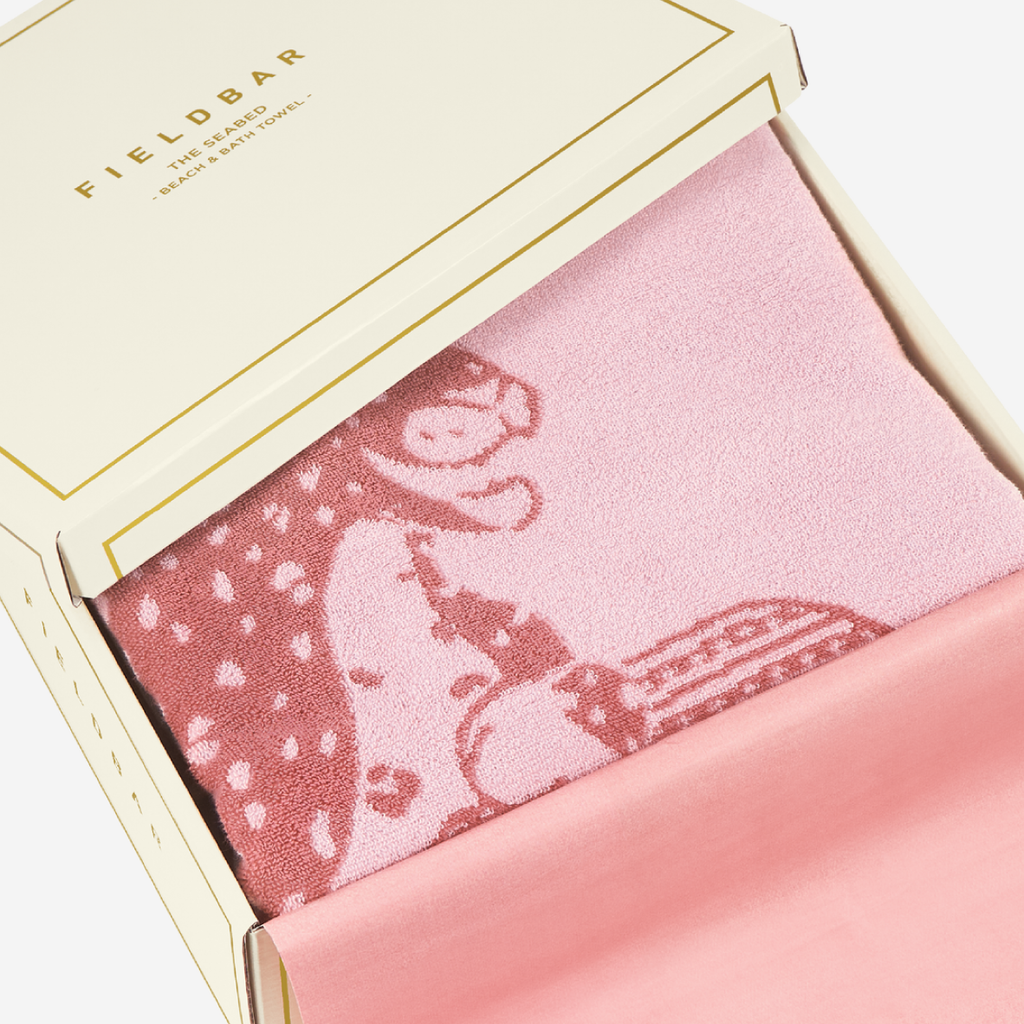 Seabed Beach & Bath Towel - Nellie Pink