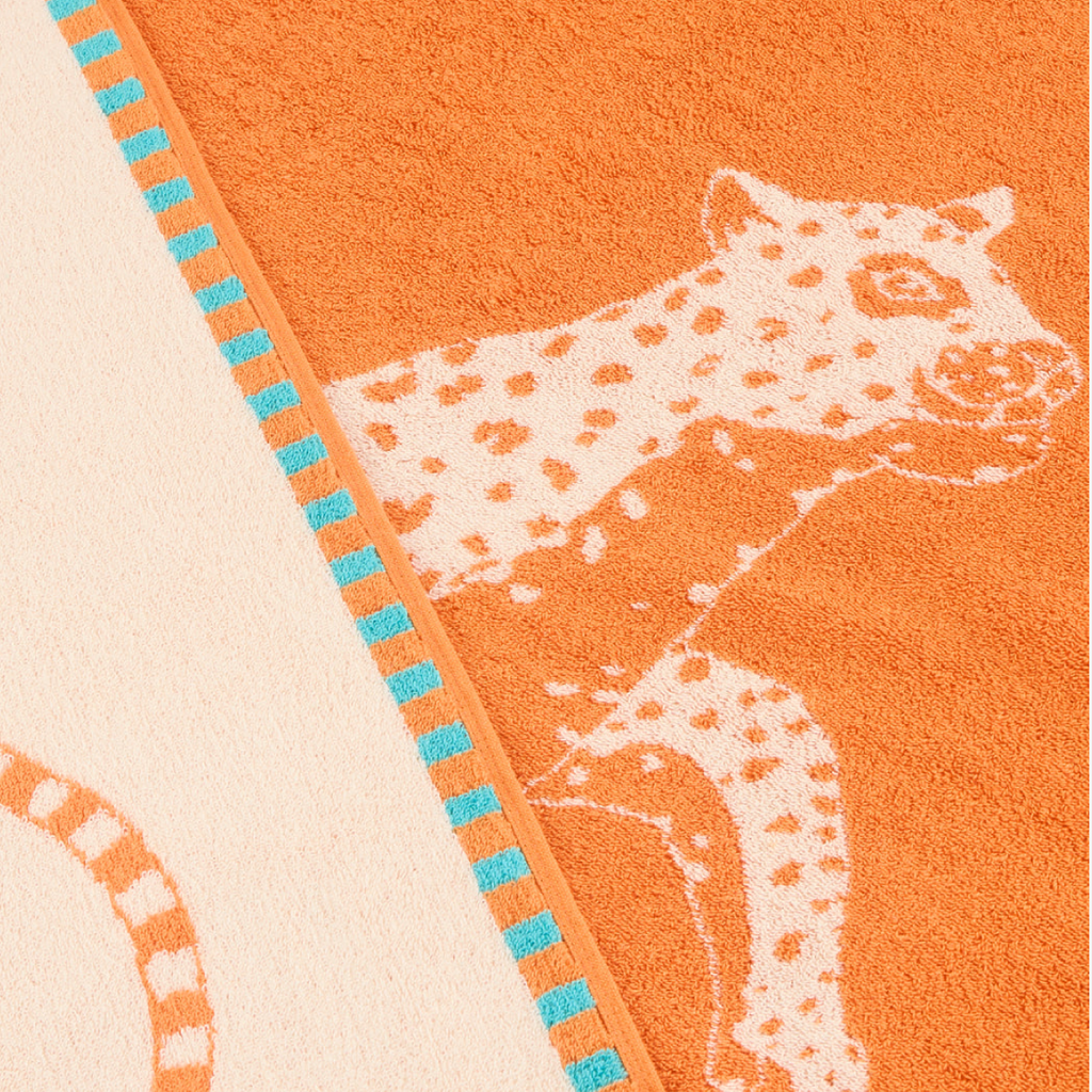 Seabed Beach & Bath Towel - Orchard Orange