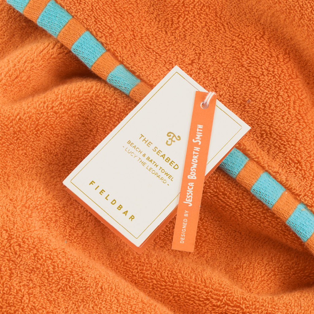 Seabed Beach & Bath Towel - Orchard Orange