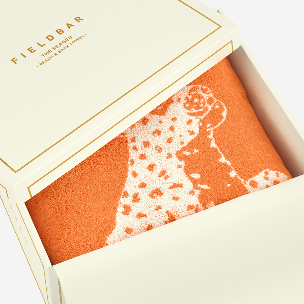 Seabed Beach & Bath Towel - Orchard Orange