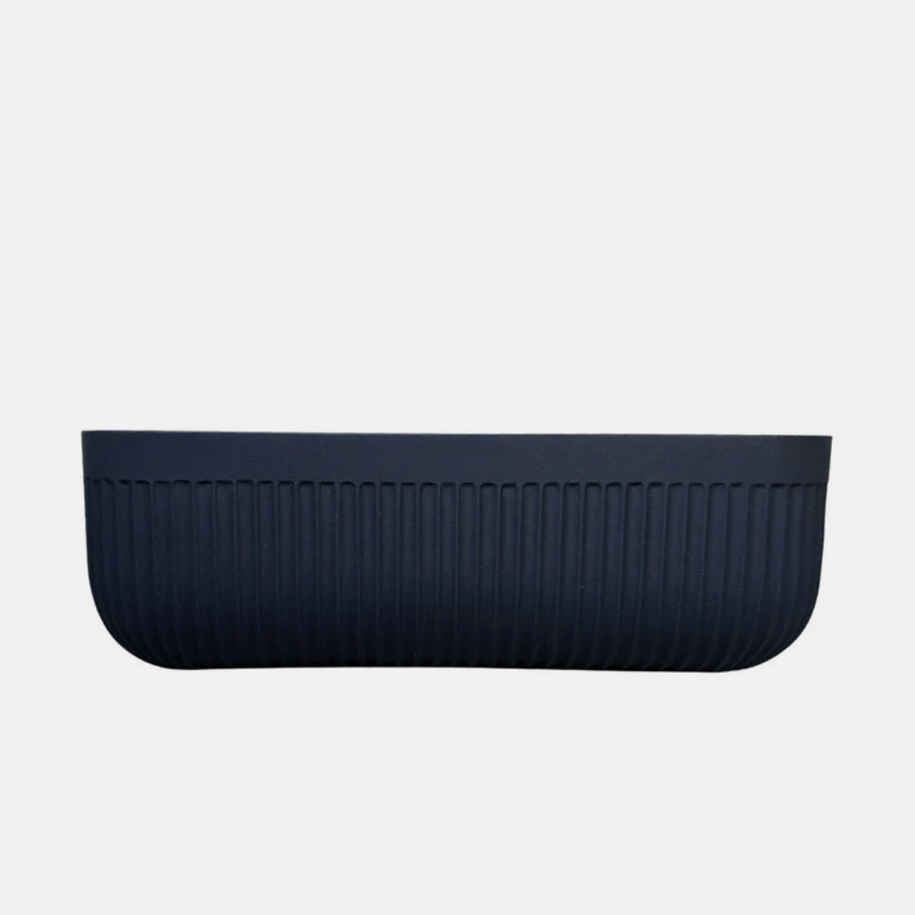 Flute Window Box Planter - Lead