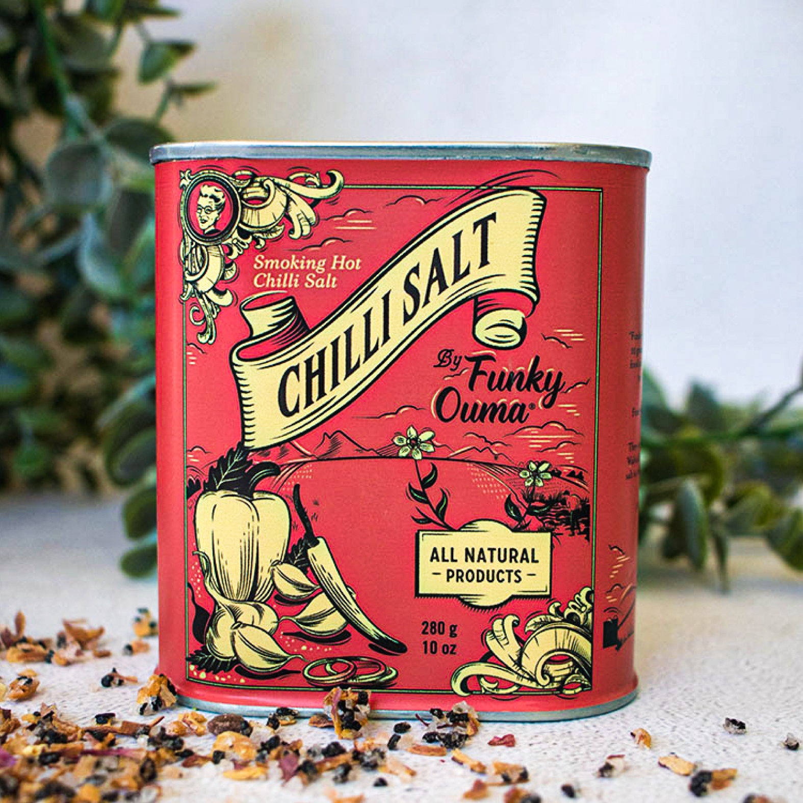 Funky Ouma Chilli Salt Tin - 280g