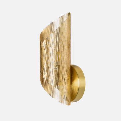 Gold Mesh Wall Sconce