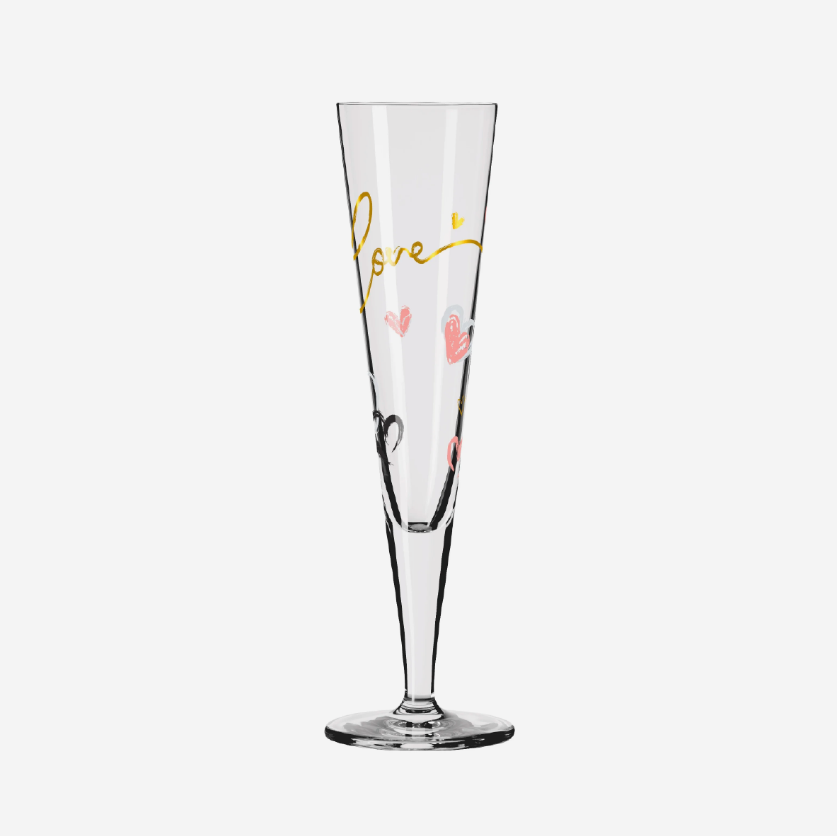 GoldNight Champagne Glass Set Of 2 - Carolin Oliveira