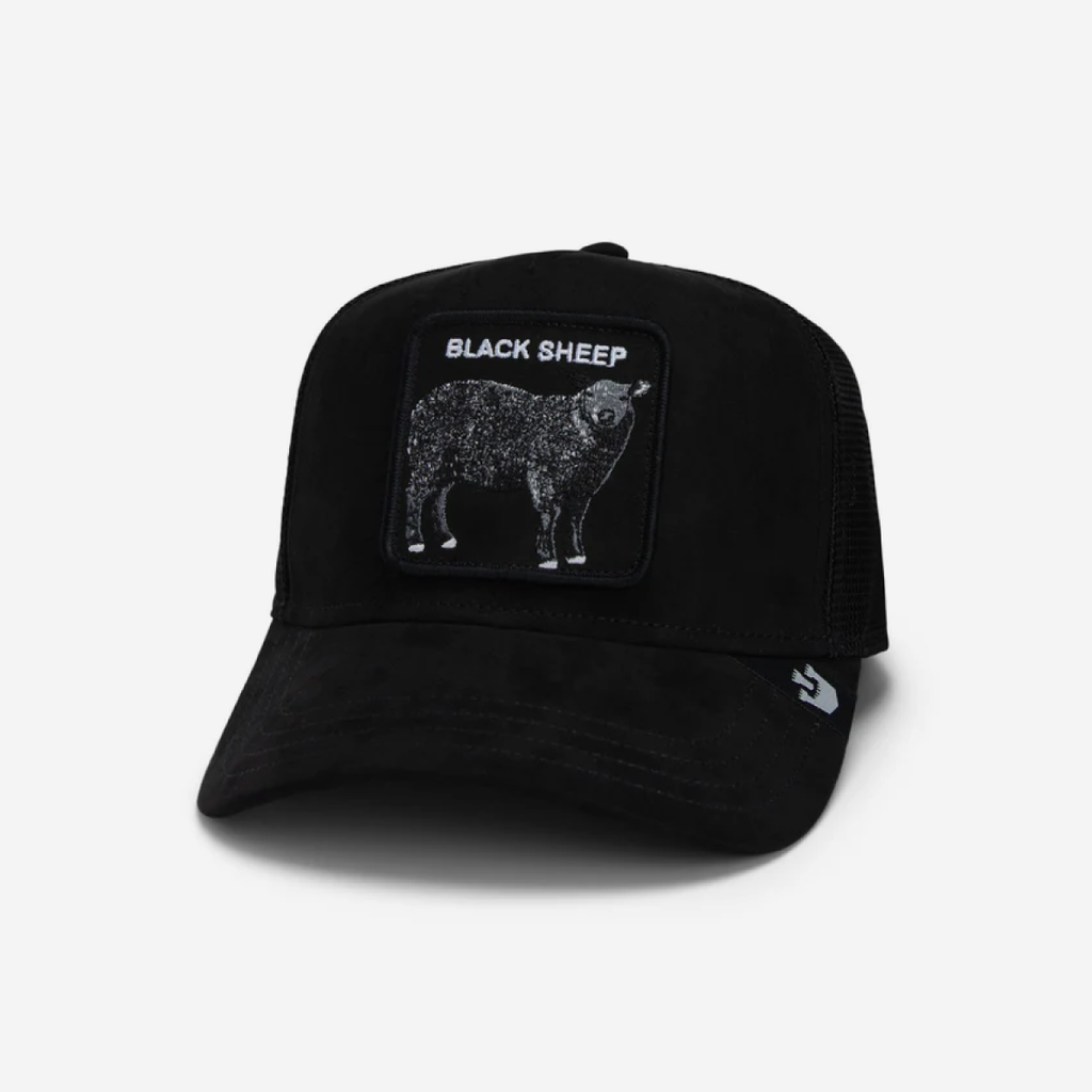 The Suede Sheep Trucker - Black