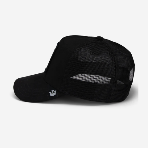 The Suede Sheep Trucker - Black